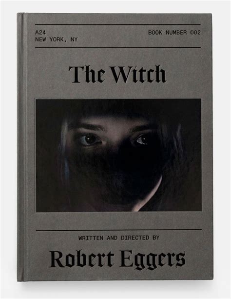A Unique Cinematic Experience: The A24 The Witch Screenplay Book